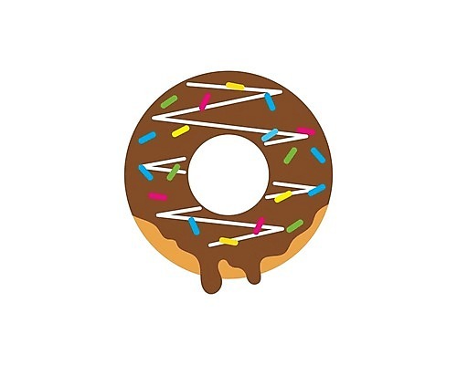 EPS 해외이미지 디자인 일러스트 디저트 사람없음 도넛 심볼 해외202105 해외일러스트 음식 파일형식 벡터