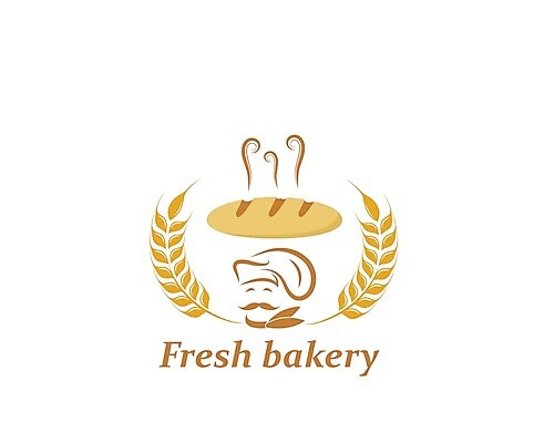 EPS 해외이미지 빵 일러스트 디저트 사람없음 빵집 밀 심볼 제빵사 해외202105 해외일러스트 직업 음식 곡류 상점 파일형식 벡터