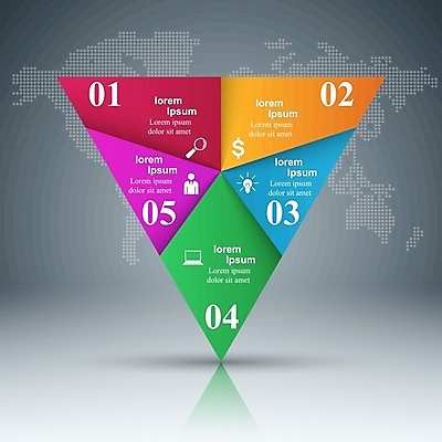 EPS 해외이미지 세계지도 일러스트 비즈니스 전구 돋보기 사람모양 사람없음 노트북 달러 자료 인포그래픽 정보 역삼각형 목차 해외202004 해외202105 해외일러스트 모양 지도 돈 전자제품 세계 삼각형 파일형식 벡터