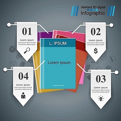 EPS 해외이미지 일러스트 비즈니스 전구 돋보기 사람모양 사람없음 책 달러 자료 인포그래픽 정보 목차 해외202004 해외202105 해외일러스트 모양 돈 파일형식 벡터