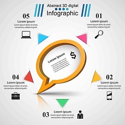 EPS 해외이미지 말풍선 서류가방 일러스트 비즈니스 돋보기 사람모양 사람없음 노트북 스마트폰 자료 인포그래픽 정보 목차 해외202004 해외202105 해외일러스트 모양 가방 전자제품 핸드폰 스마트기기 파일형식 벡터