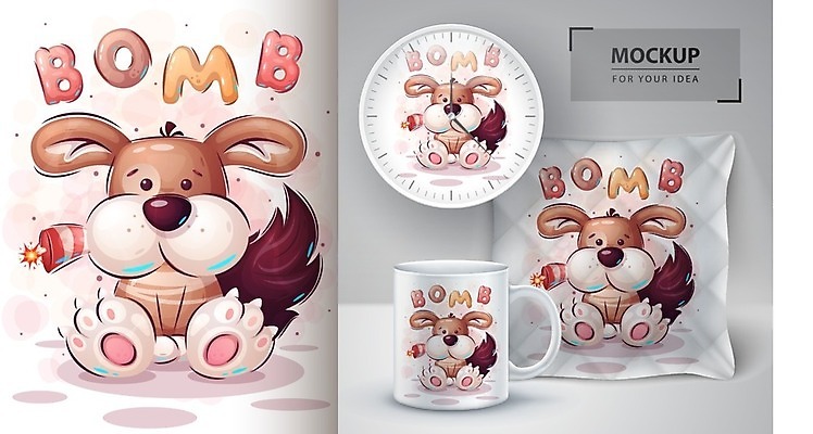 EPS 해외이미지 동물 캐릭터 행복 감정 포스터 커피 어린이 시계 일러스트 베개 놀이 휴가 선물 미소 컵 반려동물 장난감 축하 아기 인사 신용카드 생일 유머 개 차 강아지 인쇄 시원함 폭발 폭탄 만화 그림 목업 해외202105 해외일러스트 일러캐릭터 식기 기념일 음료 컨셉 포유류 침구 표정 사람 금융 예절 폭발물 파일형식 벡터