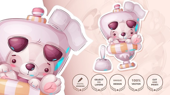 EPS 해외이미지 동물 캐릭터 디자인 감정 포스터 종이 어린이 스티커 일러스트 휴가 선물 반려동물 장난감 축하 아기 인사 붓 신용카드 생일 유머 개 강아지 인쇄 시원함 만화 화장실 그림 코믹 변기통 해외202105 해외일러스트 일러캐릭터 기념일 컨셉 포유류 사람 금융 예절 파일형식 벡터