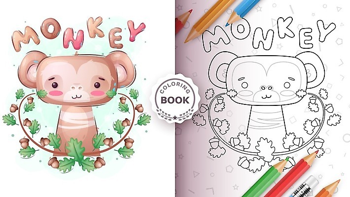 EPS 해외이미지 동물 캐릭터 디자인 감정 포스터 어린이 잎 일러스트 휴가 선물 책 반려동물 장난감 페인트 나뭇가지 원숭이 축하 아기 생일 유머 숲 인쇄 시원함 만화 그림 코믹 페이지 해외202105 해외일러스트 일러캐릭터 나무 식물 기념일 컨셉 포유류 사람 파일형식 벡터