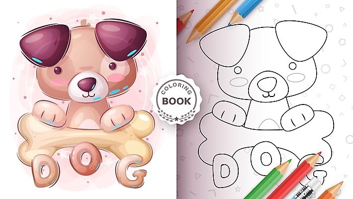 EPS 해외이미지 동물 무료이미지 캐릭터 디자인 감정 포스터 어린이 일러스트 휴가 뼈 선물 책 반려동물 장난감 페인트 축하 아기 생일 유머 개 강아지 인쇄 시원함 만화 그림 코믹 페이지 해외202105 해외일러스트 일러캐릭터 기념일 컨셉 포유류 사람 파일형식 벡터