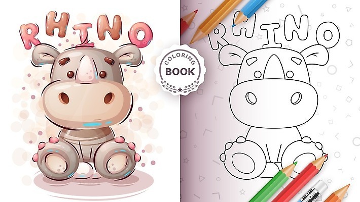 EPS 해외이미지 동물 무료이미지 캐릭터 디자인 감정 포스터 어린이 의자 일러스트 휴가 선물 반려동물 장난감 축하 아기 생일 유머 인쇄 시원함 만화 그림 코믹 코뿔소 해외202105 해외일러스트 일러캐릭터 기념일 가구 컨셉 포유류 사람 파일형식 벡터