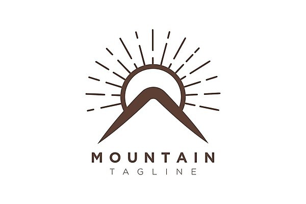 EPS 해외이미지 일러스트 자연 산 사람없음 햇빛 태양 일출 일몰 캠핑 하이킹 심볼 언덕 오르기 해외202105 해외일러스트 자연요소 모션 레저 노을 생태계 파일형식 벡터