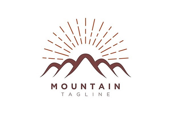 EPS 해외이미지 일러스트 자연 산 사람없음 햇빛 태양 일출 일몰 캠핑 하이킹 심볼 언덕 오르기 해외202105 해외일러스트 자연요소 모션 레저 노을 생태계 파일형식 벡터