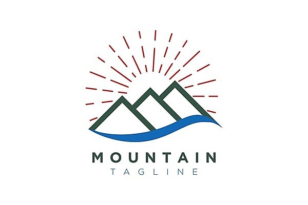 EPS 해외이미지 일러스트 자연 산 햇빛 태양 일출 일몰 캠핑 하이킹 심볼 언덕 오르기 해외202105 해외일러스트 자연요소 모션 레저 노을 생태계 파일형식 벡터