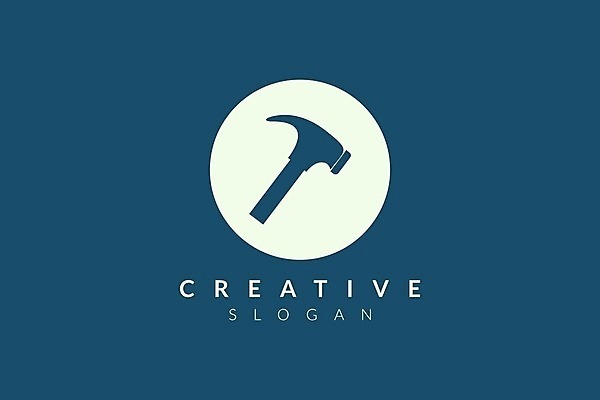 EPS 해외이미지 일러스트 비즈니스 사람없음 원형 망치 심플 해외202105 해외일러스트 도형 공구 파일형식 벡터