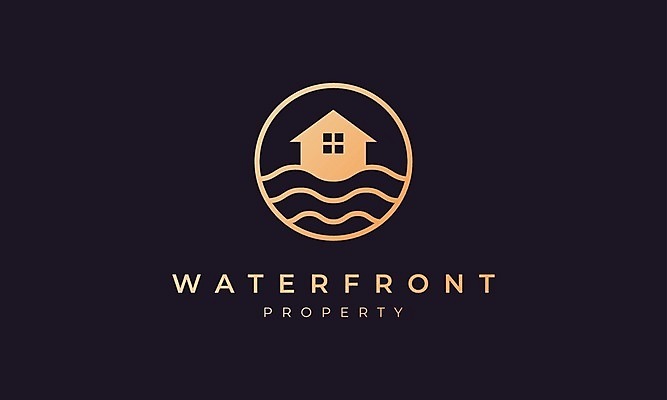 EPS 해외이미지 물결 일러스트 비즈니스 사람없음 원형 심플 물결무늬 집모양 해외202105 해외일러스트 모양 도형 무늬 파일형식 벡터