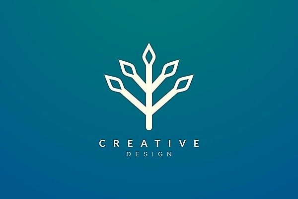 EPS 해외이미지 식물 일러스트 비즈니스 사람없음 심플 잎줄기 해외202105 해외일러스트 줄기 파일형식 벡터