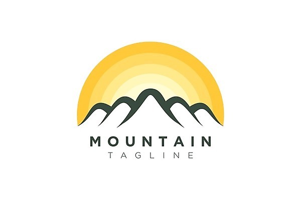 EPS 해외이미지 일러스트 자연 산 햇빛 태양 일출 일몰 캠핑 하이킹 심볼 언덕 오르기 해외202105 해외일러스트 자연요소 모션 레저 노을 생태계 파일형식 벡터