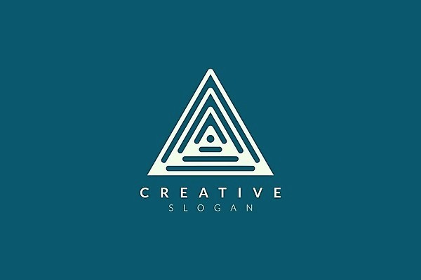 EPS 해외이미지 일러스트 비즈니스 사람없음 삼각형 심플 해외202105 해외일러스트 도형 파일형식 벡터