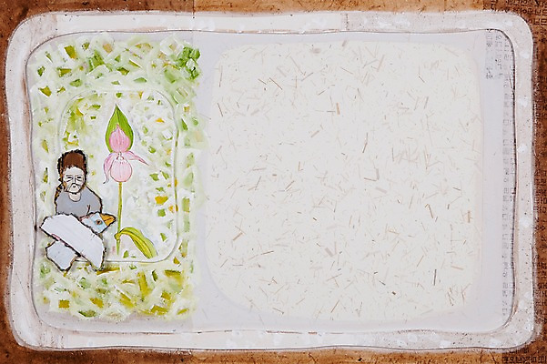 JPG 식물 동물 남자 꽃 분홍색 백그라운드 일러스트 여름꽃 조류 사람 공백 시화 개불알꽃 남자만 국내일러스트 컬러 파일형식 여름_계절