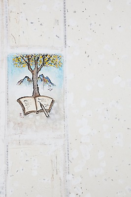 JPG 나무 식물 백그라운드 일러스트 자연 조류 산 풍경 사람없음 책 연필 펜 공백 절벽 폭포 시화 국내일러스트 동물 학용품 필기구 생태계 파일형식