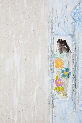 JPG 식물 꽃 백그라운드 잎 일러스트 신체부위 파란색 머리카락 머리 보라색 주황색 공백 시화 세송이 국내일러스트 컬러 3 사람 파일형식