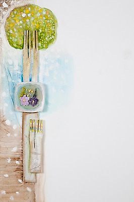 JPG 나무 식물 꽃 백그라운드 일러스트 사람없음 보라색 공백 남색 두송이 시화 국내일러스트 컬러 2 파일형식