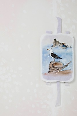 JPG 한마리 밧줄 바다 섬 백그라운드 일러스트 갈매기 조류 사람없음 항구 공백 돌_바위 바위 시화 국내일러스트 동물 1 줄 교통시설 파일형식