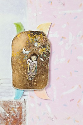 JPG 동물 여자 어린이 백그라운드 일러스트 코끼리 한명 사람 소녀 공백 토끼 시화 여자만 여자한명만 어린이만 소녀만 소녀한명만 국내일러스트 1 포유류 반려동물 파일형식