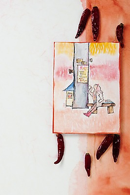 JPG 남자 백그라운드 벤치 의자 일러스트 고추 주택 흡연 담배 한명 사람 성인 건물 공백 시화 전봇대 남자만 남자한명만 성인남자만 성인만 국내일러스트 1 건축물 공공시설 가구 채소 파일형식