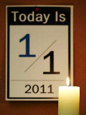 포토 JPG 스튜디오촬영 초 촛불 새해 실내 사람없음 달력 오브젝트 2011년 1월 1일 국내포토 내부 날짜 연도 파일형식