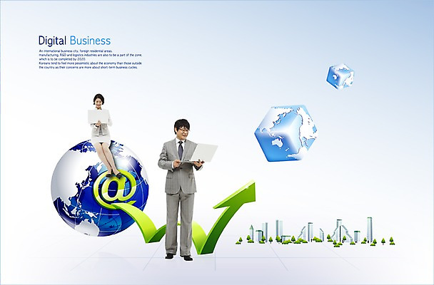 전신 PSD 편집이미지 여자 남자 화살표 지구 중년 인터넷 비즈니스 중년라이프 서기 사람 앉기 두명 노트북 도시 비즈니스맨 비즈니스우먼 큐브 디지털비즈니스 골뱅이기호 중년만 이미지편집 라이프스타일 기호 모션 성인 전자제품 직장인 성인만 파일형식