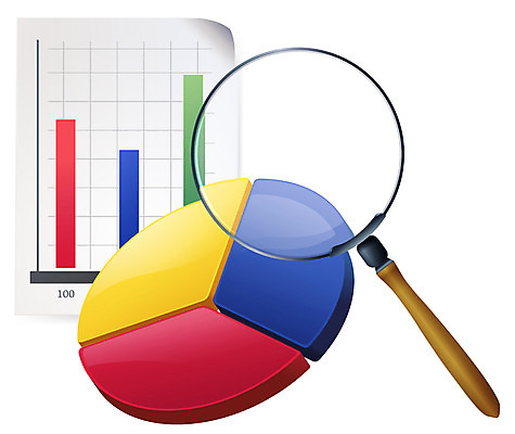 EPS 아이콘 비즈니스 통계 돋보기 수치 그래프 입체아이콘 디테일아이콘 사람없음 자료 관찰 기록 확대 검색 비즈니스아이콘 서류판 2D아이콘 모션 사무용품 입체 파일형식 벡터