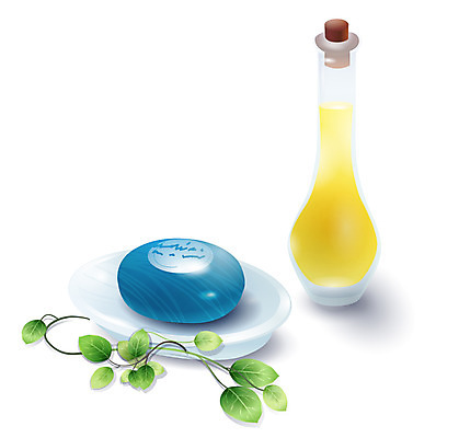 EPS 아이콘 생활용품 잎 유리병 입체아이콘 디테일아이콘 사람없음 장식 위생용품 덩굴 오브젝트 비누 생활아이콘 호리병 비누갑 2D아이콘 식물 병_용기 입체 파일형식 벡터