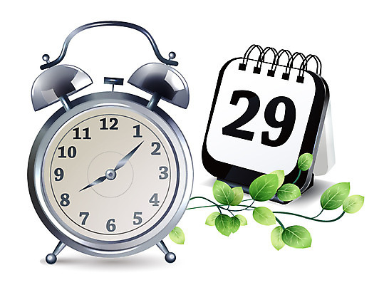 EPS 아이콘 시계 생활용품 잎 입체아이콘 디테일아이콘 사람없음 장식 자명종 달력 시간 덩굴 오브젝트 생활아이콘 2D아이콘 식물 알람 입체 파일형식 벡터