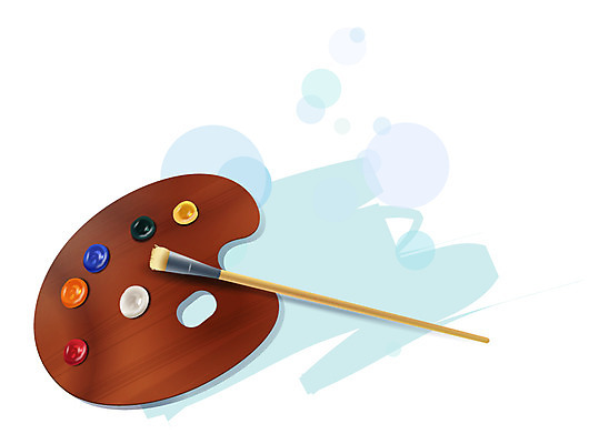 EPS 아이콘 생활용품 입체아이콘 디테일아이콘 미술 사람없음 물감 미술도구 붓 팔레트 오브젝트 생활아이콘 화구 2D아이콘 문화예술 입체 파일형식 벡터