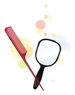 EPS 아이콘 잡화 생활용품 입체아이콘 디테일아이콘 사람없음 거울 머리빗 오브젝트 손거울 생활아이콘 2D아이콘 미용용품 입체 파일형식 벡터