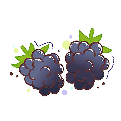 EPS 식물 아이콘 열매 2 과일 큐티아이콘 사람없음 두개 식물아이콘 블랙베리 2D아이콘 파일형식 벡터