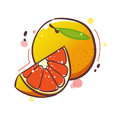 EPS 식물 아이콘 열매 조각 2 과일 큐티아이콘 사람없음 두개 자몽 슬라이스 식물아이콘 2D아이콘 파일형식 벡터