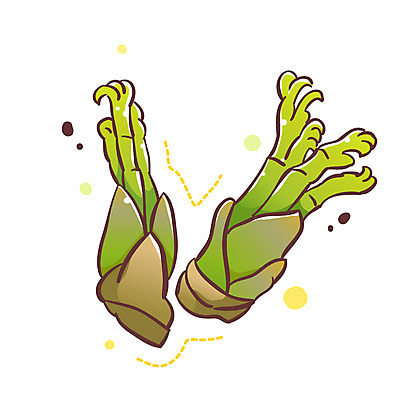 EPS 식물 아이콘 2 채소 식재료 큐티아이콘 사람없음 두개 식물아이콘 두릅 2D아이콘 파일형식 벡터