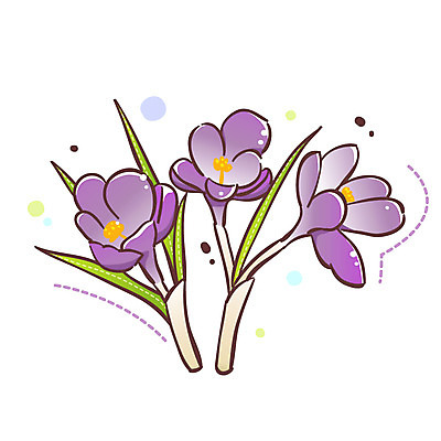 EPS 식물 아이콘 꽃 잎 큐티아이콘 사람없음 보라색 세송이 식물아이콘 사프란 2D아이콘 컬러 3 향신료 파일형식 벡터