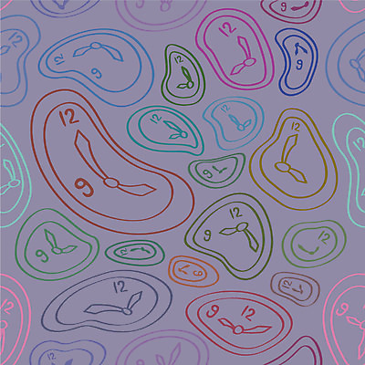 EPS 문양 잡화 시계 백그라운드 무늬 패턴 일러스트 사람없음 컬러풀 국내일러스트 컬러 파일형식 벡터