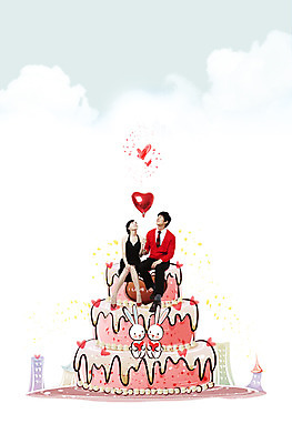 PSD 구름 편집 편집이미지 커플 여자 남자 프로포즈 두마리 사랑 사람 이벤트 두명 건물 파티 케이크 하트 토끼 풍선 반려 이미지편집 자연요소 모양 건축물 감정 2 포유류 관계 디저트 반려동물 파일형식