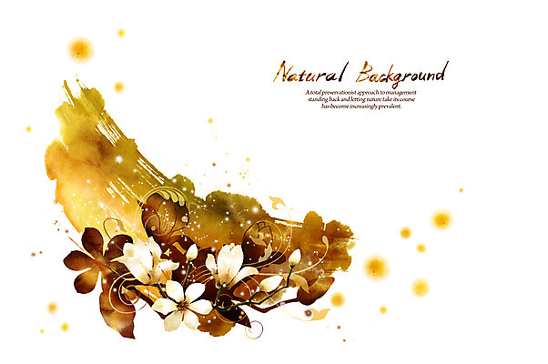 PSD 식물 꽃 실루엣 선 백그라운드 일러스트 캘리그라피 자연 붓터치 꽃나무 사람없음 흰색 덩굴 목련 내추럴 국내일러스트 나무 컬러 촬영기법 생태계 파일형식