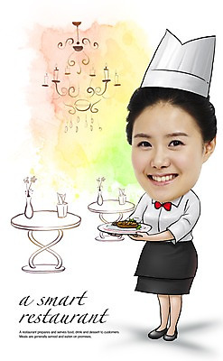 전신 PSD 편집 편집이미지 여자 음식 탁자 포토일러 합성일러스트 스테이크 한명 서기 미소 웃음 사람 이벤트 성인 레스토랑 꽃병 요리사 알림 편집일러스트 인물미니어처 광고편집 상들리에 SD캐릭터 여자만 여자한명만 성인여자만 성인만 이미지편집 직업 캐릭터 1 꽃 가구 모션 서양음식 표정 식당 미니어처 파일형식