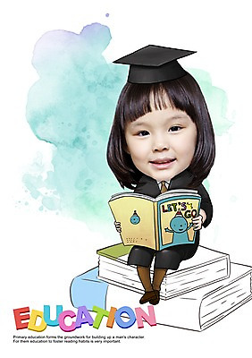 PSD 편집 편집이미지 교육 어린이 학사모 포토일러 합성일러스트 한명 사람 소녀 이벤트 책 알림 편집일러스트 인물미니어처 광고편집 SD캐릭터 여자만 여자한명만 어린이만 소녀만 소녀한명만 이미지편집 캐릭터 모자_잡화 1 여자 졸업 미니어처 파일형식