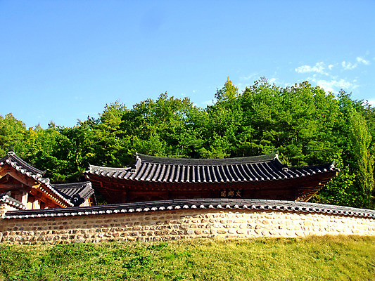 포토 주간 나무 식물 한국문화 한국전통 전통 건축물 건축 전통문화 고건축 한국건축 하늘 지붕 한옥 주택 한국 기와 기와집 풍경 사람없음 야외 건물 담장 동양건축 과거 국내포토 자연요소 동양문화 아시아 문화 컨셉 파일형식 동양