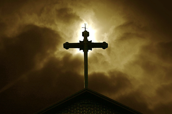 JPG 구름 편집이미지 실루엣 기독교 종교 십자가 하늘 지붕 사람없음 건물 빛 교회 편집실사 자연요소 건축물 종교건축 촬영기법 CG 파일형식