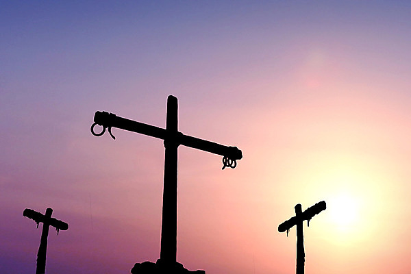 PSD 편집 편집이미지 실루엣 기독교 종교 십자가 하늘 사람없음 노을 이미지편집 자연요소 촬영기법 파일형식