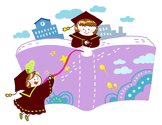 전신 PSD 구름 학생 여자 교육 일러스트 졸업 학교 서기 미소 웃음 사람 상반신 두명 건물 책 스쿨라이프 풍선 여자만 국내일러스트 자연요소 라이프스타일 건축물 모션 표정 파일형식