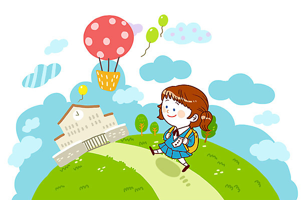 전신 PSD 구름 학생 여자 교육 교복 길 일러스트 학교 하늘 새출발 책가방 한명 서기 미소 웃음 사람 건물 스쿨라이프 기구 열기구 입학 등교 풍선 여자만 여자한명만 국내일러스트 자연요소 1 라이프스타일 건축물 옷 가방 항공교통 모션 새로움 표정 출발 등하교 파일형식