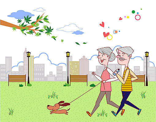 EPS 전신 동물 구름 한마리 부부 커플 공원 여자 할아버지 노년 남자 행복 할머니 가로등 벤치 일러스트 사랑 서기 미소 웃음 사람 빌딩 잔디 두명 라이프 실버라이프 노후 반려동물 달리기 조깅 운동 노부부 산책 나뭇가지 하트 도시 개 강아지 노인만 성인만 국내일러스트 자연요소 모양 나무 식물 1 라이프스타일 공공시설 감정 의자 포유류 관계 모션 휴식 표정 건강 성인 건물 생활 파일형식 벡터