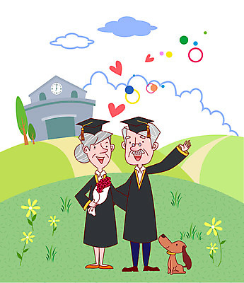 EPS 전신 동물 구름 한마리 부부 커플 여자 할아버지 노년 남자 꽃 행복 할머니 꽃다발 일러스트 학사모 졸업 학교 사랑 서기 미소 웃음 사람 잔디 두명 건물 라이프 실버라이프 노후 반려동물 노부부 하트 축하 개 강아지 노인만 성인만 국내일러스트 자연요소 모양 식물 모자_잡화 1 라이프스타일 건축물 교육 감정 컨셉 포유류 관계 모션 표정 성인 생활 파일형식 벡터