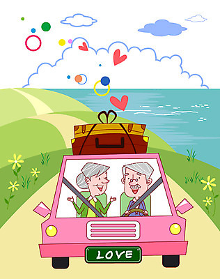 EPS 구름 부부 커플 여자 할아버지 노년 남자 행복 길 할머니 바다 여행 가방 일러스트 자동차 사랑 미소 웃음 사람 상반신 두명 라이프 실버라이프 노후 여행가방 노부부 운전 하트 노인만 성인만 국내일러스트 자연요소 모양 라이프스타일 잡화 감정 육상교통 관계 모션 표정 성인 생활 파일형식 벡터