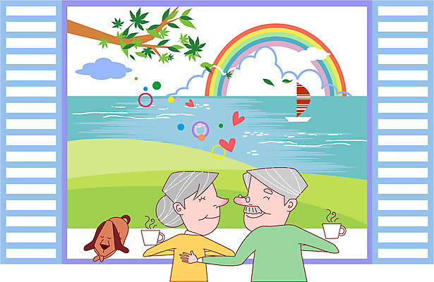 EPS 동물 구름 한마리 부부 커플 여자 할아버지 노년 남자 행복 할머니 커피 바다 무지개 일러스트 창문 휴식 사랑 미소 웃음 사람 풍경 초원 상반신 두명 라이프 실버라이프 노후 반려동물 노부부 나뭇가지 하트 개 차 강아지 언덕 노인만 성인만 국내일러스트 자연요소 모양 나무 1 라이프스타일 감정 음료 컨셉 포유류 관계 표정 성인 생활 파일형식 벡터